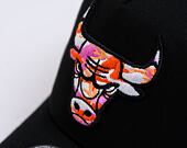Kšiltovka New Era 9FORTY A-Frame Trucker NBA Seasonal Infill Trucker Chicago Bulls Black / Wild Rose