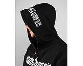 Mikina Wasted Paris Full Zip Streak - Black
