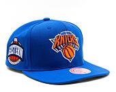 Kšiltovka Mitchell & Ness NBA Conference Patch Snapback New York Knicks Blue