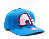 Kšiltovka Mitchell & Ness NHL Team Ground 2.0 Pro Snapback Quebec Nordiques Blue