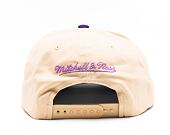 Kšiltovka Mitchell & Ness NBA Reframe Retro Snapback Hwc Los Angeles Lakers Off White