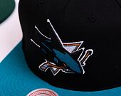 Kšiltovka Mitchell & Ness - NHL Team 2 Tone 2.0 Snapback - San Jose Sharks - Black-Teal