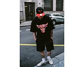 Triko New Era NBA Infill Logo Oversized Tee Chicago Bulls Black / Red