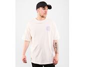 Triko New Era MLB Pastel Oversized Tee Chicago Cubs Off White / Pastel Blue