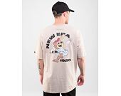 Triko New Era Character Graphic Oversized Tee Branded Stone / Black