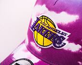 Kšiltovka New Era 9FORTY A-Frame Trucker NBA Cloud All Over Print Trucker Los Angeles Lakers Purple