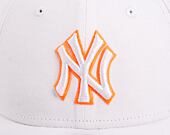 Kšiltovka New Era 9FORTY MLB Neon Outline New York Yankees White / Orange