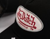 Kšiltovka Von Dutch Boston Trucker Cotton Black / Red