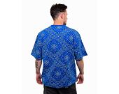 Triko Karl Kani Small Signature Paisley Tee blue/black/white