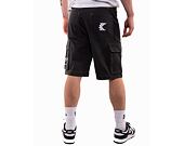Kraťasy Karl Kani Small Signature Washed Cargo Shorts anthracite