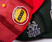 Kšiltovka Mitchell & Ness NBA Team Seal Trucker HWC Bucks Green