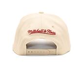Kšiltovka Mitchell & Ness NBA Merch Logo Classic Red 76Ers Cream