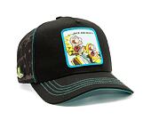 Kšiltovka Capslab Rick and Morty - Accelarating Rick and Morty Black / Turquoise