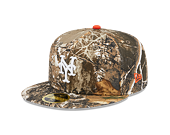 New Era 59FIFTY LP Retro Crown MLB "2000 SUBWAY SERIES" Side Patch New York Mets Realtree/Orange
