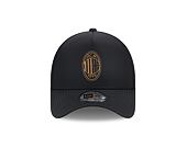 Kšiltovka New Era 9FORTY A-Frame Trucker Black Gold AC Milan Black Black