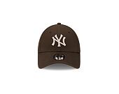 Dětská Kšiltovka New Era 9FORTY Kids MLB League Essential New York Yankees Walnut / Stone