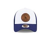 Kšiltovka New Era 9FORTY A-Frame Trucker MLB Team Patch Los Angeles Dodgers White / Dark Royal