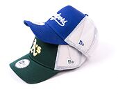 Kšiltovka New Era 9FORTY A-Frame Trucker MLB Team Script Oakland Athletics Dark Green / White