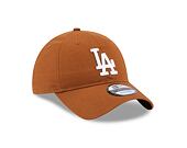 Kšiltovka New Era 9TWENTY MLB League Essential Los Angeles Dodgers Toasted Peanut / Optic White