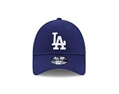 Kšiltovka New Era 9FORTY MLB Team Side Patch Los Angeles Dodgers Dark Royal / Optic White