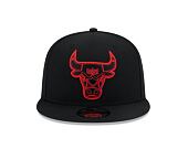 Kšiltovka New Era 9FIFTY NBA Repreve Chicago Bulls Black / Front Door Red