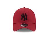 Kšiltovka New Era 39THIRTY MLB Comfort New York Yankees Cardinal / Black