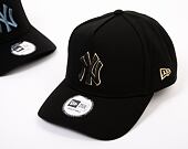 Kšiltovka New Era 9FORTY A-Frame MLB Black and Gold New York Yankees Black
