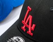 Kšiltovka New Era 9FORTY MLB League Essential Los Angeles Dodgers Black / Cardinal