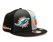 Kšiltovka New Era 9FIFTY NFL Sideline 23 Miami Dolphins Graphite