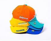 Kšiltovka New Era 9FORTY Stretch-Snap NFL Sideline 23 Miami Dolphins Team Colors