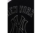 Bunda New Era MLB Large Logo Varsity New York Yankees Cooperstown Black / Off White