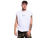 Triko Karl Kani Small Signature Sleeveless Tee white