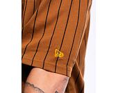 Triko New Era Pinstripe Oversized Tee Toasted Peanut / Black