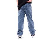 Džíny Karl Kani Small Signature Baggy Five Pocket Denim vintage mid blue