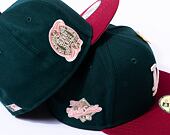 Kšiltovka New Era 59FIFTY MLB "Leaf Drop WS Patch Los Angeles Dodgers Green / White
