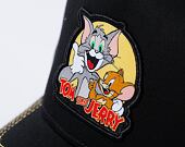 Kšiltovka Capslab Tom & Jerry - Tom & Jerry Black / Yellow