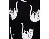 Svetr Rip N Dip Falling Nerm Knit Sweater Black