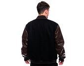 Bunda New Era Varsity Jacket Navy / Brown