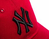 Kšiltovka New Era 9FORTY MLB League Essential New York Yankees Cardinal / Black