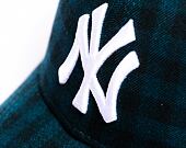Kšiltovka New Era 9FORTY MLB Flannel New York Yankees Dark Green / White
