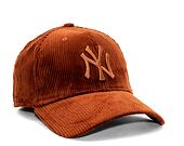 Kšiltovka New Era 39THIRTY MLB Wide Cord New York Yankees Brown / Brown