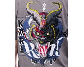 Triko Karl Kani Small Signature Washed Heavy Jersey Dragon Tee grey