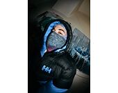 Custom made pletená Balaclava kukla - Baby Blue/ Magenta