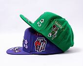 Kšiltovka Mitchell & Ness All Out Snapback Hwc NBA TORONTO RAPTORS Purple