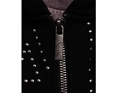 Mikina Karl Kani Studded Retro OS Full Zip Hoodie black