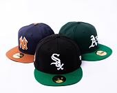 Kšiltovka New Era 59FIFTY MLB Team Color Chicago White Sox Cooperstown Black / White / Kelly Green