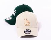 Kšiltovka New Era 9FORTY MLB Metallic Outline Los Angeles Dodgers Stone / Metallic Gold