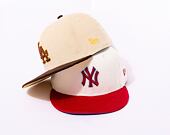 Kšiltovka New Era 59FIFTY MLB Cord New York Yankees Off White / Red / Copen Blue