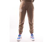 Dámské tepláky New Era Arch Wordmark Joggers Ash Brown / White