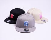 Kšiltovka New Era 9FIFTY MLB Outline New York Yankees Grey / Copen Blue